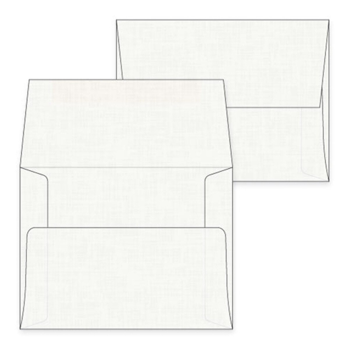 A2 White Linen Envelopes